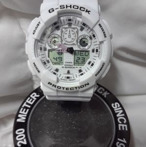 Casio G-Shock Analog Digital Men's Wristwatch WHITE